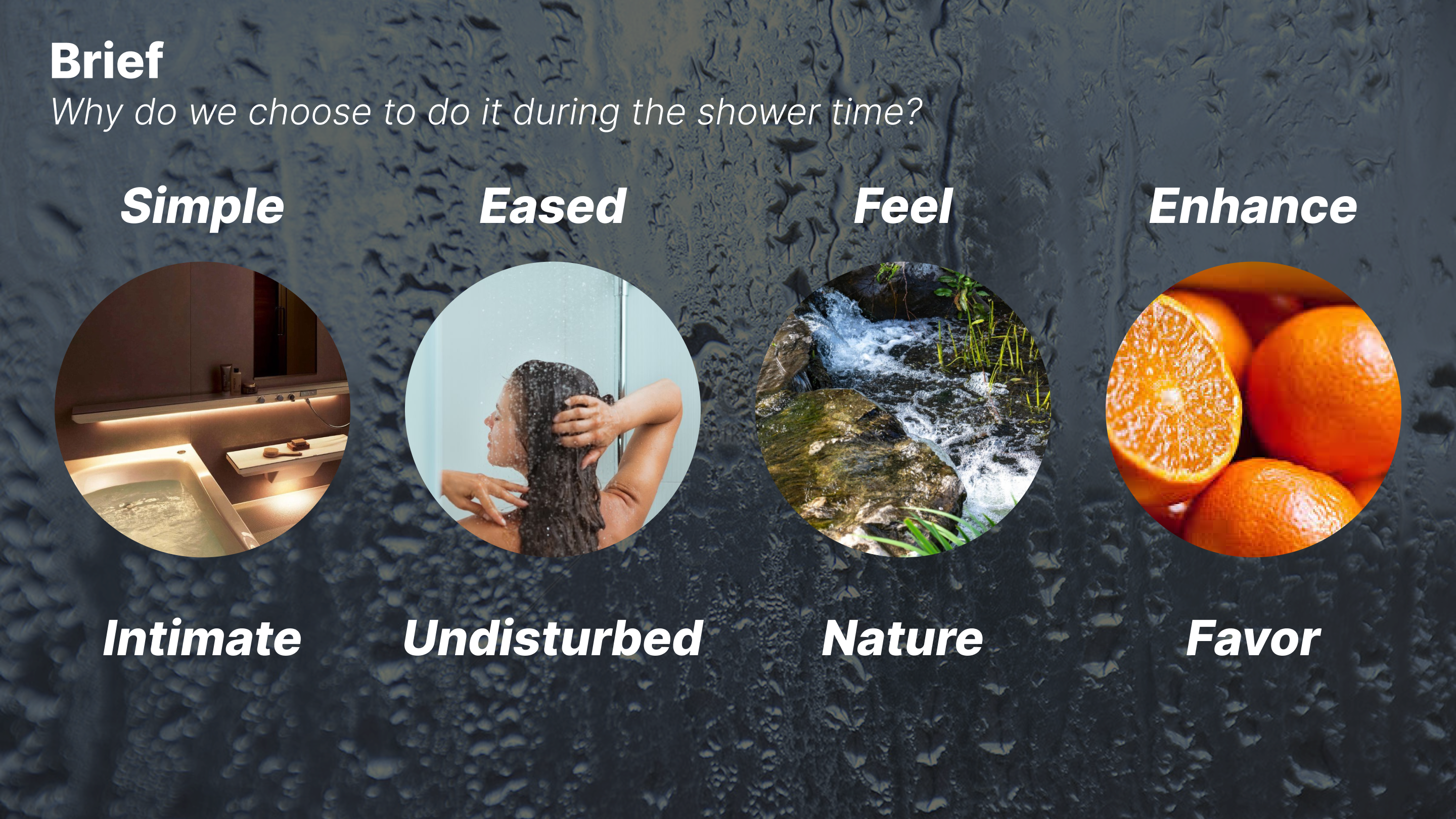 Sensory insight development from the project